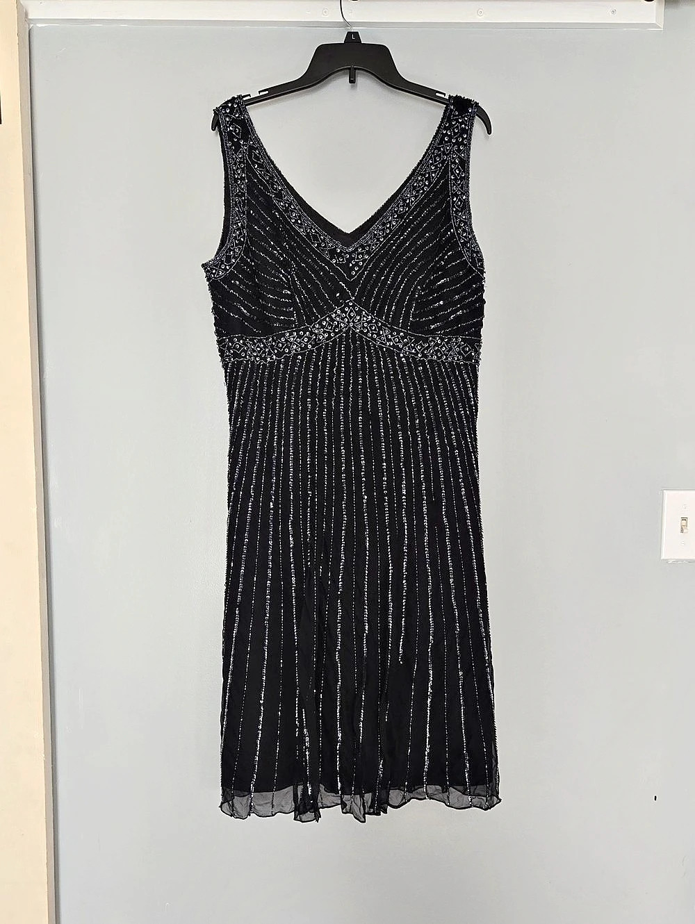 Collection Dressbarn Beaded Dress Black Size 14